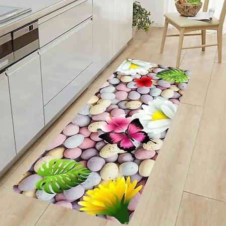 Kök Golvmatta Hem Entré Dörrmatta Lyx Dekoration Matta för Vardagsrum Anti-Slip Badrum Matta Hallway Långa Mattor