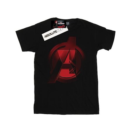 Marvel Womens/Ladies Black Widow Movie Avengers Logo Bomullspojke