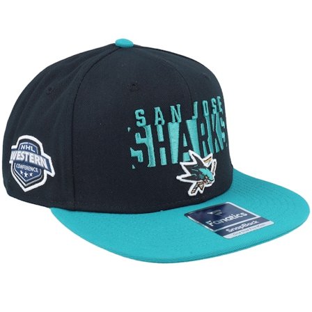 Fanatics - NHL - Black - snapback - Cap - San Jose Sharks Black/Active Blue Snapback - Hatstore
