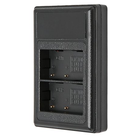 Kamerabatteriladdare USB Dubbel Batteriladdare med Strömdisplay för Nikon D90 D80 D90s D700 D300 D300S D200 D70 D50