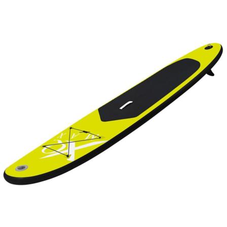 Xq Max Sup-bräda 285 Cm Uppblåsbar Limegrön Och Svart Multifärg
