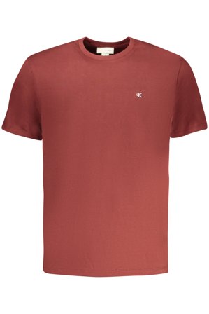 Calvin Klein T-shirt Maniche Corte Uomo Marrone
