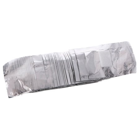 50 Aluminiumfolie Nagelkonst Blötläggning Akryl Gel Polish Nagellacksborttagare