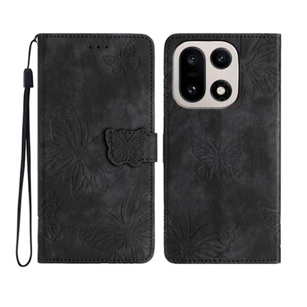 OnePlus 15 5G Konstläder Plånboksfodral Butterfly Skin-Touch