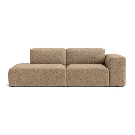 Soma lounge sofa, venstrevendt | Open end - Anthology Mørk Beige - 245x101x75 - Sofa