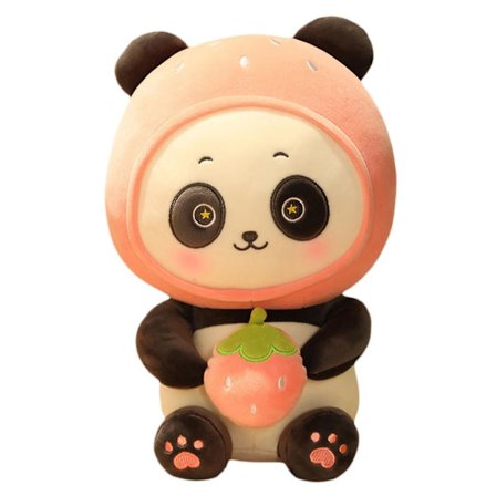 Plysdyr Dyre Plys Legetøj Sød Frugt Panda Dukker Gaver Hjem Indretning(23cm,Pink)