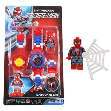 Byggbar watch och watch av plast för barn