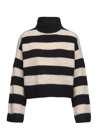 Objminna L/S Knit Pullover 122 Pullover Creme Object