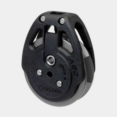 Seldén A60+ - 60 mm Automatic Ratchet Block, Soft-attachment, Aluminium sheave (406-360-54)