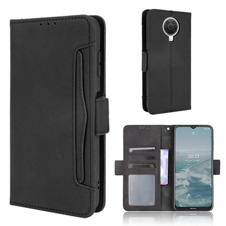 Moderni Nahkalaukku For Nokia G20 - Musta