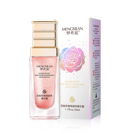 Rose Guld Diamant Mikrokondenserende Bead Essence Opstrammende Fugtgivende