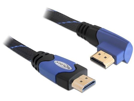 Delock High Speed HDMI with Ethernet - HDMI-kabel med Ethernet - 2 m