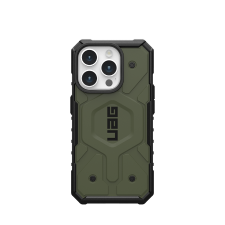 UAG Pathfinder MagSafe-etui til iPhone 15 Pro - grøn