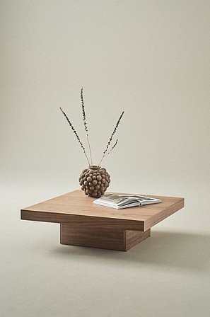 Jotex - Soffbord 90x90 Cm MDF Valnöt CHAPAS - Köp Soffbord hos Jotex