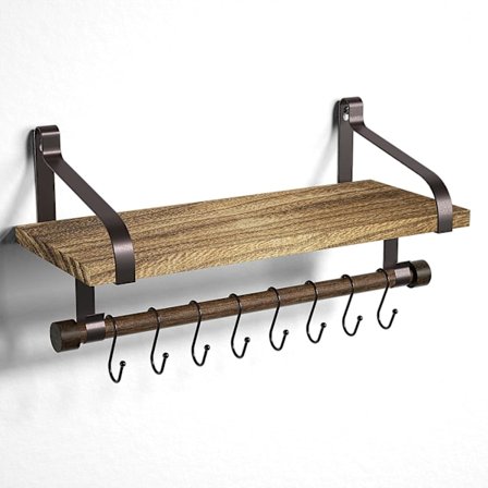 Liitävä hylly Seinähylly Säilytykseen Maalaismainen Puinen Keittiö Mauste R