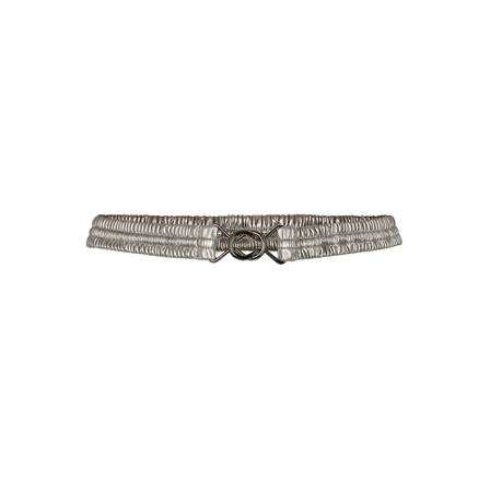 Co'Couture Co'couture Metallic Slim Bælte Tilbehør 39004 Graphite Grå, Dame Bælter, Størrelse: ONE Size
