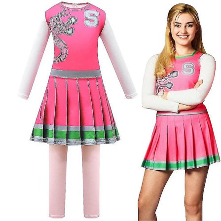 High 2 Kostyme for Jenter - Cheerleader Fancy Up