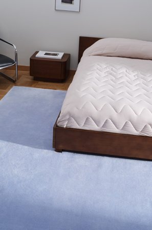 Jotex - Luggteppe Polyester/Polyester Blå CORAL - Kjøp Lugg- & ryetepper hos Jotex