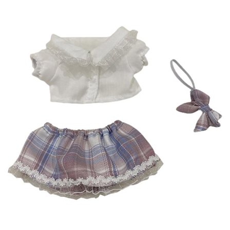 1 sett Dukke Slips Nydelig Iøynefallende Lett Dukke Jk Skjorte Skjørt Slips For Barn Jiyuge