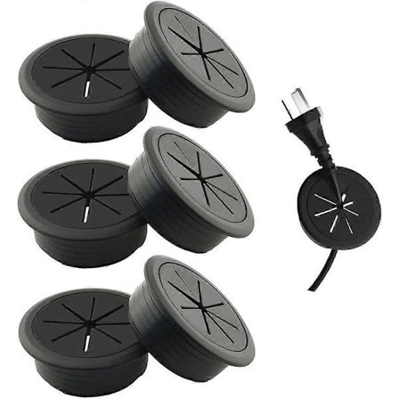 2025 Seneste Model 6 STK Bord Grommet Kabelhul Dæksel Forsænket Bord Grommet Rundt Bord Kabel