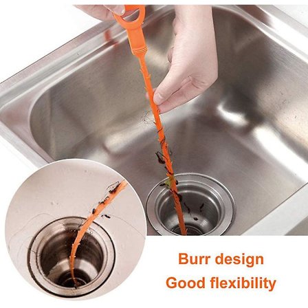 Afløb Hårfanger Fjerner Metal Afløbsaflastning Bor Rengøringsværktøj Kompatibelt med Badekar Vask Toilet Kloakker Køkken