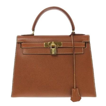 Hermès Vintage Pre-owned Leather handbags Brun, Dame Vintage Tasker, Størrelse: ONE Size