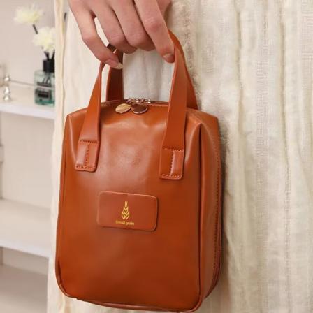 Sminkväska / Necessär - Väska för Smink - Makeup Bag Brown