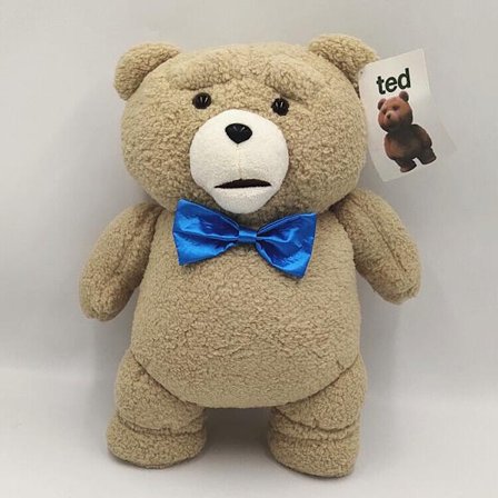 Ted Plyschbjörn Leksak Nalle Mjuk Film Gosedjur Leksaker Present 45cm Barn Nya Djur