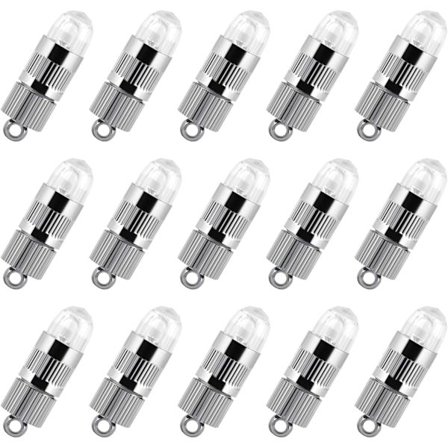 15 stk. LED-ballonlys til papirlanterner, varmt hvidt lys til bryllup