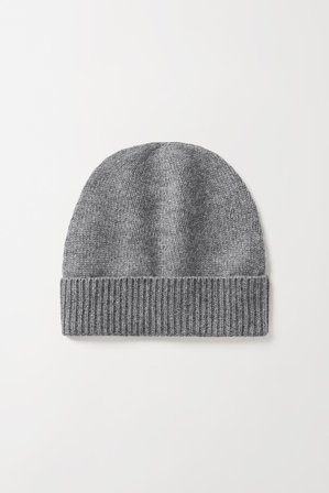 Soft Goat - Chunky Beanie - Cashmere beanie - One Size - Grey