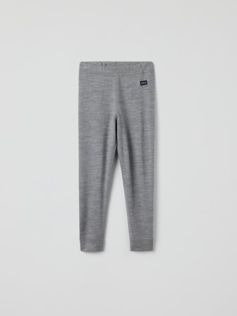 Hose Wollfrottee aus Merino - 110|116 - kinderbekleidung - grey - Polarn O. Pyret