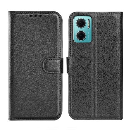 Xiaomi Redmi 10 5G Plånboksfodral med Stativ - Svart