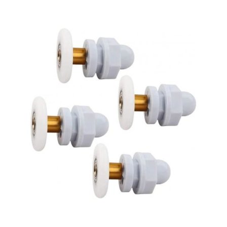 4 stk. Duschdør Hjul 25mm Duschdør Ruller