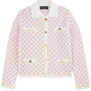 Kids - Versace Checked Cardigan English Rose 14 Years - Jumpers and knitwear - 14 years - Pink