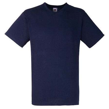 Fruit Of The Loom Mens Valueweight V-Neck, Kortärmad T-shirt