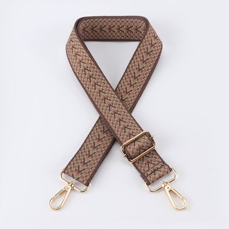 Broderi veskestropp Wide Crossbody erstatningsstropp gitar