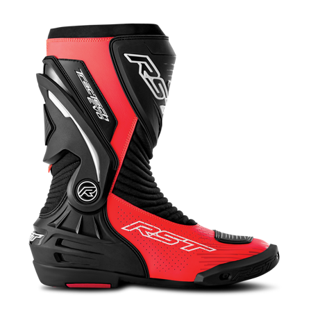 Stivali moto RST Tractech Evo D30 Rosso Neon 40