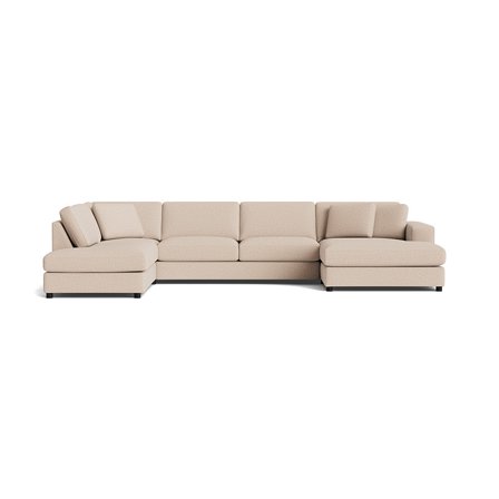 Oasis U-sofa, højrevendt - Montreal Beige - 360x213x79 - Sofa, u-sofa