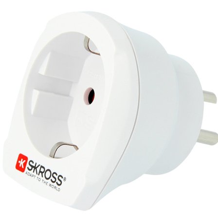 Rejseadapter Europa til Danmark Jordet