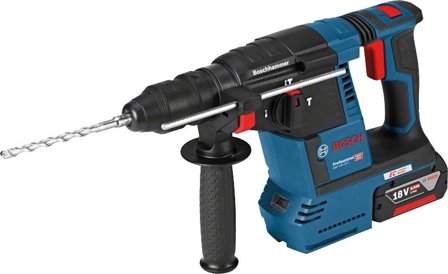 Bosch GBH 18V-26 F Professional - roterende hammer - trådløs - 2 batterier