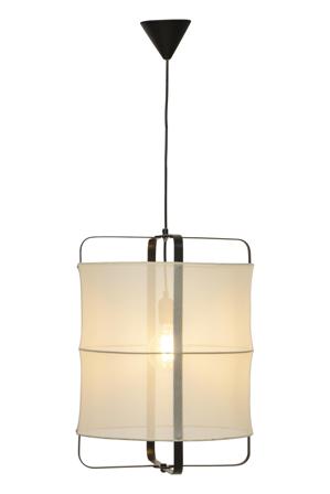 Aneta Lighting RAMMI taklampe, svart/hvit, E27