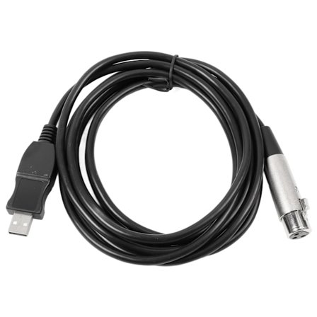 USB til XLR Mikrofonkabel Professionel Stabil Signal Output Optagelse USB til XLR Mikrofon Konverteringskabel til PC 3m/9.8ft