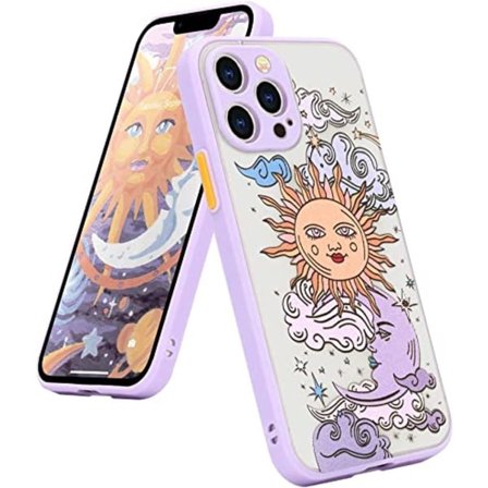 Kompatibel med iPhone 13 Pro Max Skal Matt Klar Design S