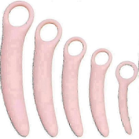 Vaginal dilatorsæt til kvinder - 5 silikone muskeltrænere