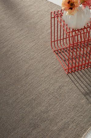 Jotex - Ullteppe Bomull/Polyester/Ull/Viskose Greige ROW - Kjøp Ulltepper hos Jotex