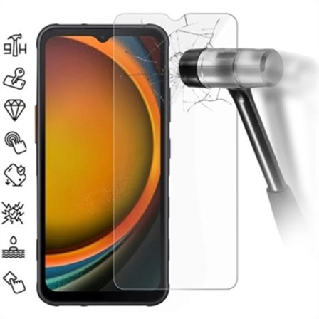 Samsung Galaxy XCover7 Pro Skärmskydd av härdat glas - 9H...