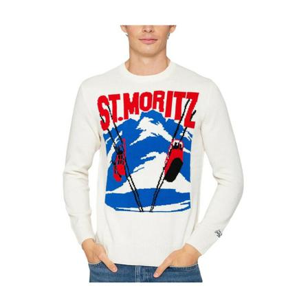 MC2 Saint Barth Strik Hvid, Herre Strik