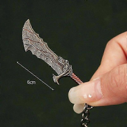 God of War Nøglering Kratos Blades of Chaos Spil Anime Sværd LEGETØJ Våben Meta Model Middelalderligt Spil Perifert Legetøj til Drenge