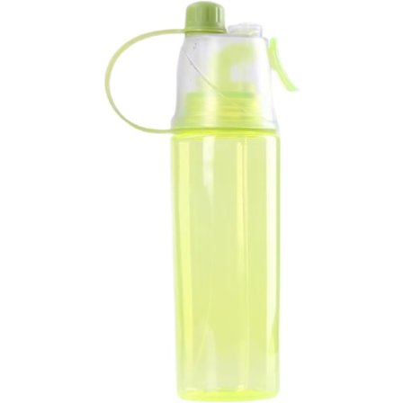 Grøn 600ml sportsvandflaske plastik drikkeflaske med