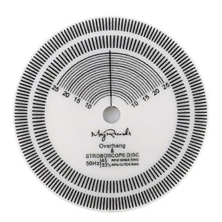 LP Skivspelare Stroboskopskiva Kalibrering Varvräknare Skivspelare